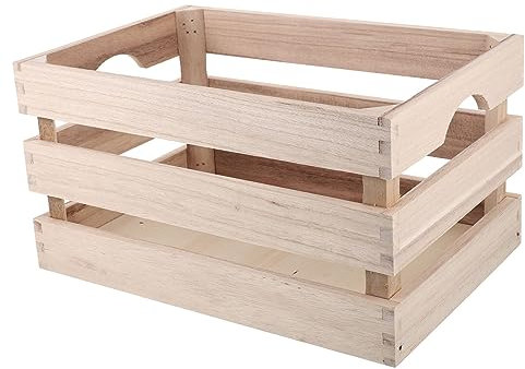 MUSISALY Bastelbox-organizer – Aufbewahrungskorb Aus Holz – Aufbewahrungsbox Für Kleinigkeiten Schreibtischbehälter Stiftehalter Für Zuhause