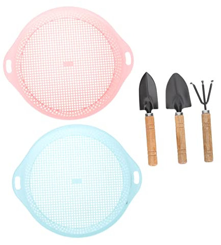 Milisten 1 Set Erdsieb Mit Armlehne Kinderwerkzeuge Kinderrechen Gartenschaufel Werkzeuge Für Rotationswerkzeug Gartenwerkzeuge Pflanzschaufeln Pflanzwerkzeuge Gartenrechen