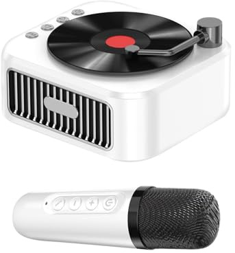 Máquina de Karaoke para niños, máquina de Karaoke para Adultos Pequeño | Jugador de música portátil portátil de juguete retro cantante para niños pequeños y
