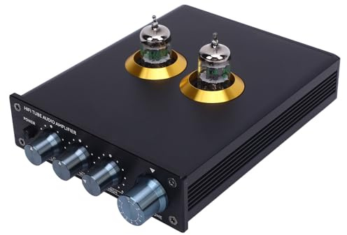 Vakuumrohr Phono Vorverstärker, HiFi -Kopfhörerverstärker mit Vakuumrohr, Ausgangsschutzschaltung, HiFi -LNA -Schallkapazität (EU-Stecker