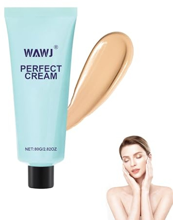 WAWJ® Dauerhafter Abdeckstift, All-Over Complexion Perfector, Langanhaltende CC Cream Foundation, Wasserfeste & transferresistente Foundation, Gleicht den Hautton aus Concealer