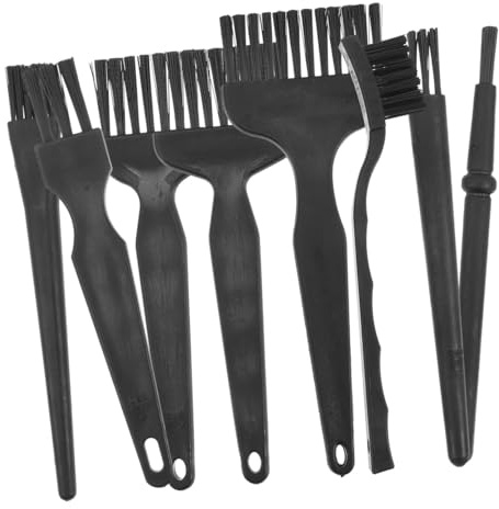 VALICLUD 8 Stück Rasierer Reinigungsbürsten Aus Robustem Pp Material Mit Rutschfestem Griff Für Elektrische Trimmer Rasierapperate Und Haarschneidemaschinen Vielseitig Für Reisen Und Haushalt