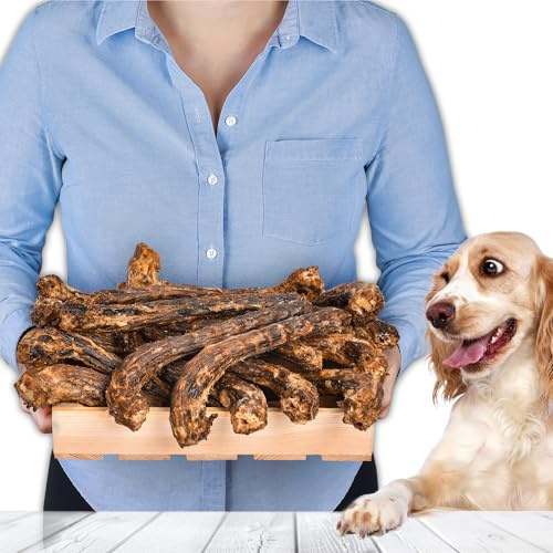 Getrockneten Gänsehälse Hunde 1kg (ca. 15–20 Stück) | getrockneter Kausnack