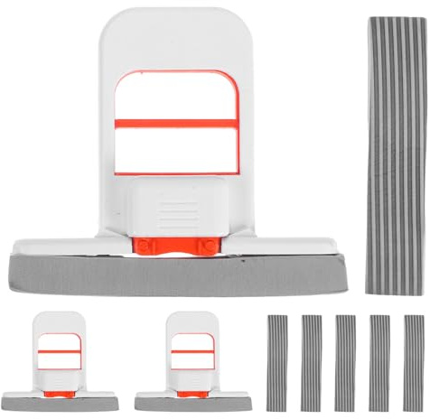 Anneome Mini Trapeador Plegable de Escritorio Autoexprimible con Esponja Absorbente Set 3 Unidades con 9 Cabezales de Repuesto Limpieza Húmeda y Seca para Cocina Oficina y Hogar