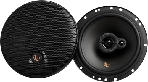 Infinity Alpha 603M 6.5 in / 16.5 cm Altoparlanti Coassiali 3 Vie Auto | 60W RMS / 480W max, 90 dB, 4 Ohm, 55Hz-20kHz, cono Plus One polipropilene, tweeter cupola PEI, 165mm, griglie incluse, coppia