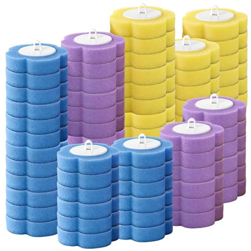 72 Pcs Disposable Toilet Brush Refills, Toilet Wand Replacement Heads | 3 Flavors Cleaner Pads Disposable Cleaning System Toilets Brush Refill Head for Sink Bathtub Wash Basin Pool