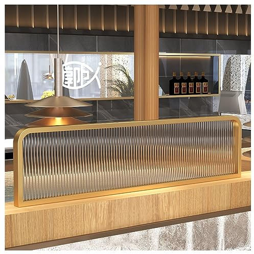 d Skrivbordsdel – Fristående och skrivbordsmonterad skyddspanel för kontor restaurang recept och kassör – 0,9 m x 60 cm integritetslös