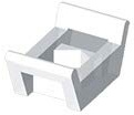 Base atornillable Unex 1243 Bolsa de 100 unidades