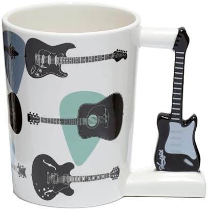 Puckator Mug à Anse Décorée Headstock - Guitare