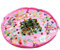 150cm Large Storage Bag Kids Nursery Play Mat Storage Bag For Toys and Lego Portable & Foldable Play Mat (Pink)