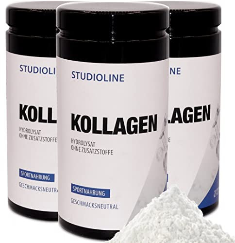 100% Reines KOLLAGEN HYDROLYSAT 500g | Ultra feines Pulver | Ohne Zusatzstoffe | Geschmacksneutral | Hohe Wertigkeit 90g Eiweiß | Sehr ergiebig