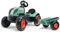 FALK Traktor mit Pedalen Farm Lander mit Anhängern, ab 2 Jahren, 50% recycelter Kunststoff, Lenkrad mit Hupe - 2054L, 2054L, Dunkelgrün - 2054L