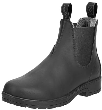 SUEDWIND FOOTWEAR Stiefeletten 1888 Australian Classic Merino Schwarz 37-44 | Leder-Reitstiefeletten – Reitschuhe m. Merino-Futter, Einlegesohle, Gummisohle – Chelsea Boots f. Gassi, Reiten & Reisen