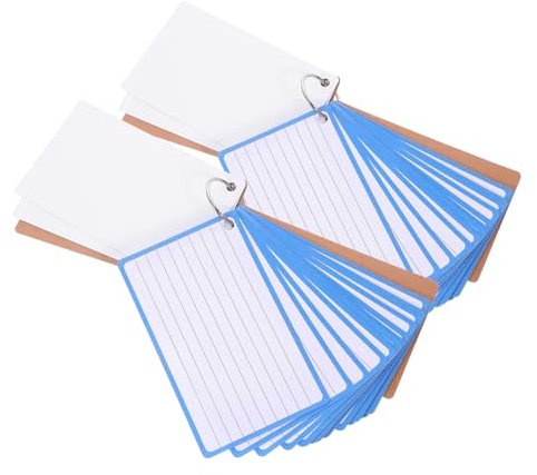 TEHAUX Leere Karten Selber Machen Lernkarten 2 Karteikarten Verdicken Den Papiergürtelring Zubehör Beachten Angebot Beachten