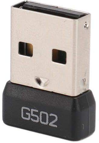 ciciglow Receptor USB, Receptor Unificador USB Inalámbrico de 2,4 GHz, Adaptador de Ratón USB con Alfombrilla para Ratón Inalámbrico Logitech GPW G502