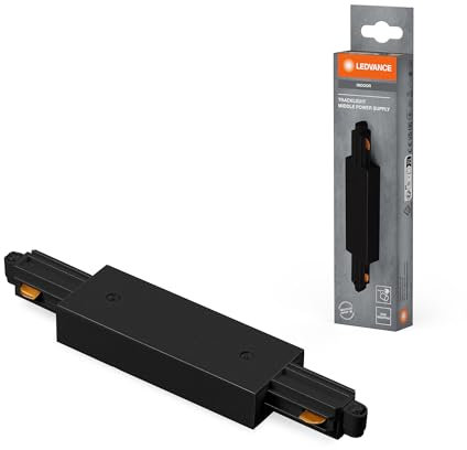 LEDVANCE lampada a binario, centrale, alimentatore, nero, plastica, IP20