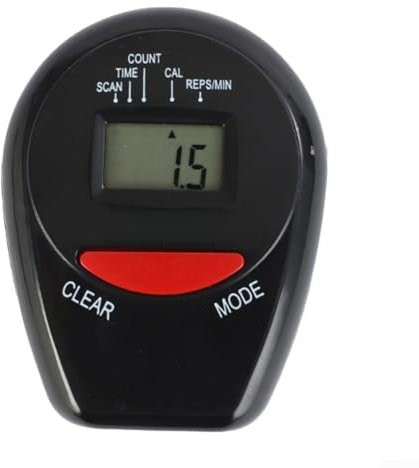 Besshepplo LED Display Rowing Machine Electronic Meter Exercise Counter Time Frequency Calory Heart Rate Monitor for Home Gym Workout Progress Monitoring