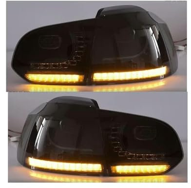 Äußere LED-Rückleuchten Rückleuchte Passend für Vw Golf 6 Mk6 R20 2008-2013 Hintere Bremse Blinker Rückfahrscheinwerfer LED-Lampen