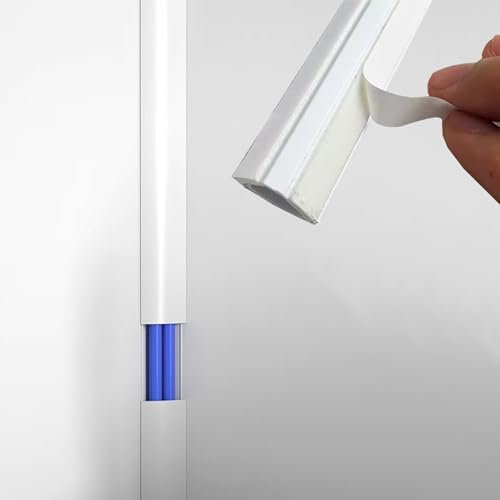 Copricavi Raccogli Cavi Canalina Passacavi Tubi Protettivi Per Cavi Elettrici Angolari Da Parete A Soffitto Per Luce, Canali Organizer Per Cavi Di Alimentazione Da 1 A 15 Pezzi E Gestione Dei Cavi In