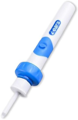Ohrenschmalz-Sauger, Oro Clear, Otoset Ear Cleaning KopfhöRer, Ohrenreiniger, Ear Cleaner mit 2 Waschbaren ErsatzköPfen und Batterie (1Pcs)