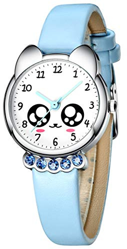 KDM Reloj Niño Regalo Ocasión Especial: para el Día del Niño Buenas Notas o Logros - Posible Empaque de Regalo - Diseño Alegre Que Enseña la Hora 3-12 Años