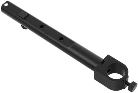 JECOMPRIS Supporto per Braccio Microscopio in Lega di Alluminio 25mm, Staffa Robusta per Schermo Lcd Digitale, Accessorio da Laboratorio Ergonomico e Salvaspazio per Microscopi