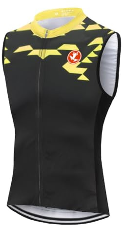 UGLY FROG® Cycling Vest Herren Fahrradtrikot,MTB Outdoor Männer Ärmellos Radtrikot Jersey/Fahrradbekleidung, Schnell Rocknend Fahrradkleidung Für Rennrad,Radsport DEHerMJ01