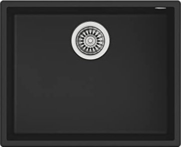 Teka - Fregadero Tegranite Square 50.40 Color Black Ref 115230020 Mueble De 60 Cm