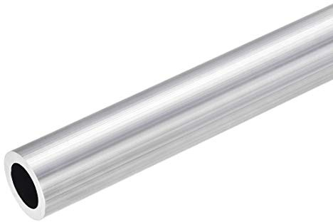 sourcing map 6063 Aluminum Round Tube, 24mm OD 16mm Inner Dia 300mm Length Seamless Straight Tubing