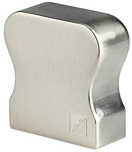 Brushed Nickel HR Profile Handrail End Cap - Pair