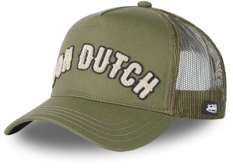 Von Dutch Kappe für Damen und Herren, verstellbar, Trucker-Kappe, Athletisch, lockere Passform und bequem
