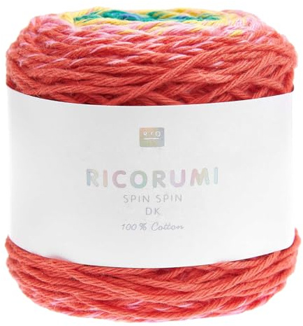 Pelote Fil Coton Rainbow - ricorumi Spin Spin 50 g