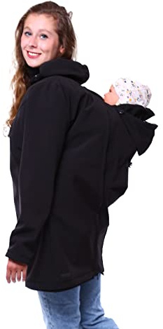 Viva la Mama – Allwetter Softshell Umstands- und Tragejacke - MELLORY | Wind- und wasserabweisend · auch als normale Outdoorjacke tragbar · in der EU gefertigt