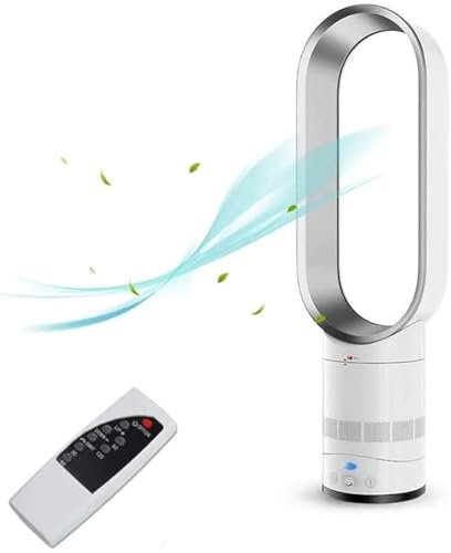 Ventilador sin aspas, ventilador sin hojas del enfriador de aire de seguridad de iones negativos, ventilador de torre multiplicador de aire súper silencioso portátil, ventilador de torre de control