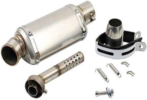 RINKTEEA Motorrad Auspuffrohr Für ADV150 Universal Motorrad Auspuff Schalldämpfer Escape Modifiziertes Edelstahl Motorrad Auspuffrohr Motorrad Auspuffrohr(1,310mm)