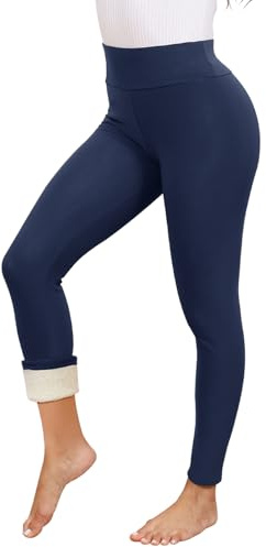Decorie Leggins Termici Donna Invernali Vita Alta Leggins Felpati Pantaloni Calzamaglia Termica Donna