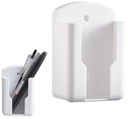 Soporte de Pared para Control Remoto - Organizador de Mandos a Distancia y Ventilador con Almacenamiento y Caja Organizadora