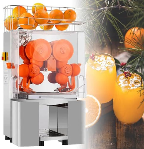 McbeAn Estrattore Automatico di Succo a Lenta Masticazione, Spremiagrumi Professionale, 20-30 Pezzi/min, per Arance di Diametro Φ40-80 Mm, per Ristoranti, Fruttivendoli, Mense E Negozi di Bevande