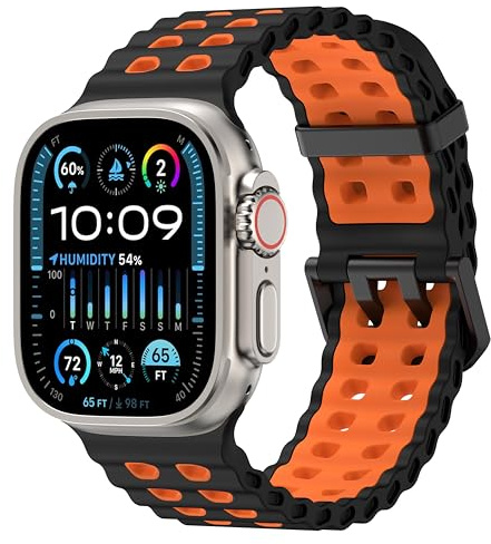 DONEGANI NO para Correa Apple Watch Se Ultra 2 40mm 44mm 46mm 42mm 45mm 41mm 38mm 49mm Series 10 9 8 7 6 5 4 3 Mujer Hombre Original Pulsera Strap