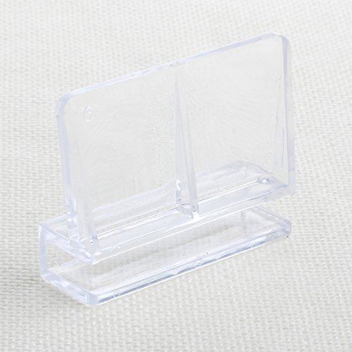 Qsvbeeqj Aquarium Acryl Clips für Glasabdeckung Transparente Wandhalterung 6mm Dicke Acrylglas Deckelclips Aquariumabdeckung Aquarium Abdeckung Halter