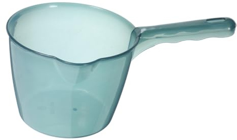 FUNNETOYU Cucharón De Riego Para Cocina y Baño Pala Multifuncional Diseño Práctico Mango Con Orificio Para Colgar