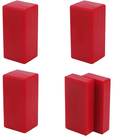 8pz Pesi per Bandiera, Rossi, Resistenti Pesi Magnetici Tende Magneti Anti-Groviglio Esterni con Bandiera Americana per la Parte Inferiore dei Banner con Tenda