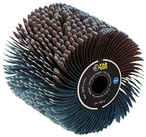 Fartools Bürste für Schleifbänder Körnung 80 Ø 120 mm/L 100 mm