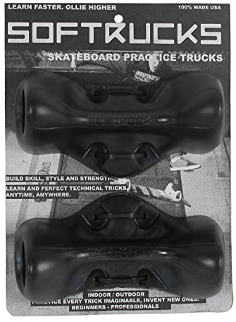 Softrucks Pair Skateboard Trucks (Set of 2), Black, One Size (TR-SFTR-BLK)