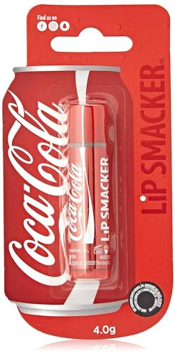 Lip Smacker Coca-cola Collection - Klassisk Coca-cola Läppbalsam För Barn - Klassisk Coca-Cola-Smak - En Söt Present Till Dina Vänner - Enkelpack, Klassisk Coca-Cola-färg, 4 g