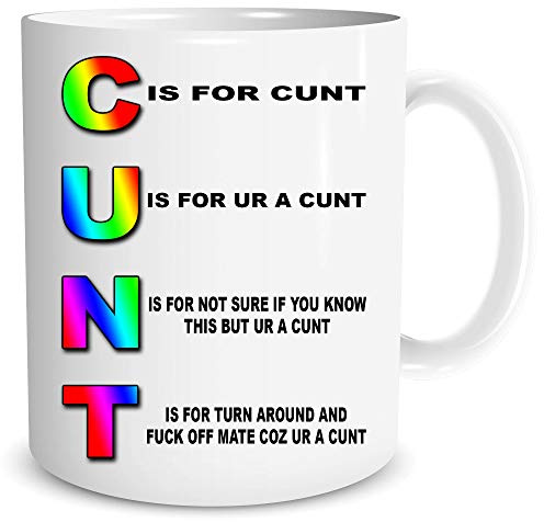 Peachy Antics Ceramic Coffee Mug, 10 oz, White, Funny, Novelty, Christmas, Banter Gifts for Him, Best Friend, Birthday