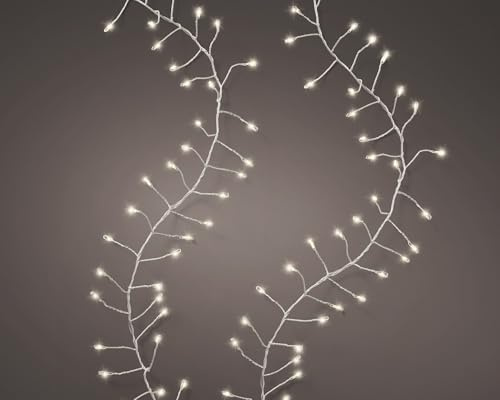 Lumineo Lichterkette Micro Compact Twinkle warm weiß - 960 LEDs - 12 Meter - Silberdraht - Indoor & Outdoor - Timer - IP44 Schutz - 8 Lichtfunktionen