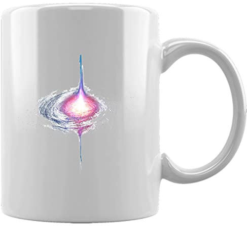 Gunmant Space Milky Way Ceramic White Mug Coffee Tea Water Cup Office Home