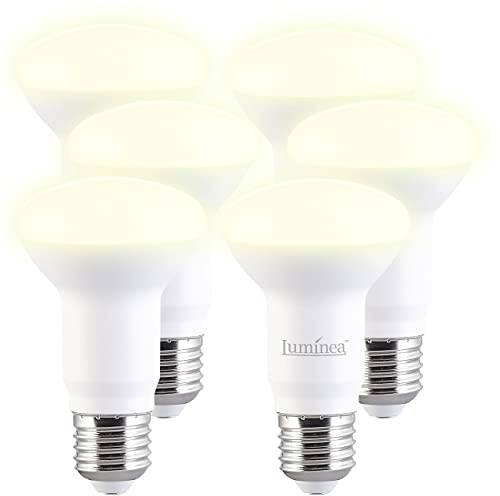 Luminea LED Lampe E27: 6er-Set LED-Reflektor E27, 7 W (ersetzt 60 W), 630 lm, warmweiß 3000 K (Leuchtmittel E27 warmweiß)