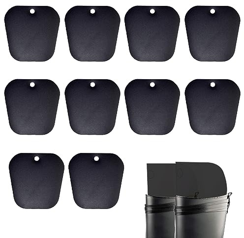 Zhioudz 10 Pezzi Stivali Supporti Inserti di Forma,Inserti Sagomati di Shaper per Stivali Supporto,8 Pollici,Pollice Boot Shaper,per Mantiene Gli Stivali Dritti e Impedisce Loro Cedimenti Rughe(Nero)